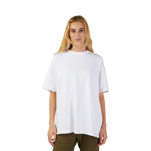 Dámské triko Fox Womens Wordmark Oversized Premium Tee White 31982-008 25/26