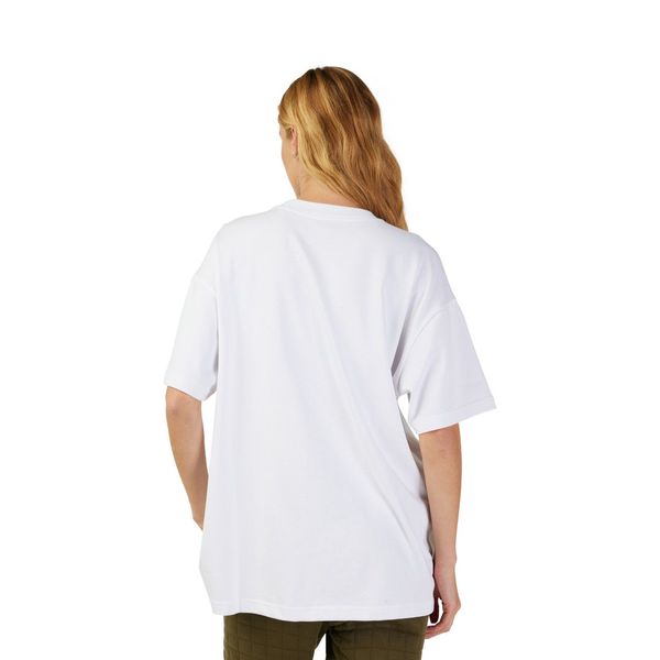Dámské triko Fox Womens Wordmark Oversized Premium Tee White 31982-008 25/26