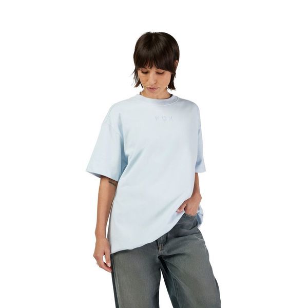 Dámské triko Fox Womens Wordmark Oversized Premium Tee Pale Blue 31982-264 25/26