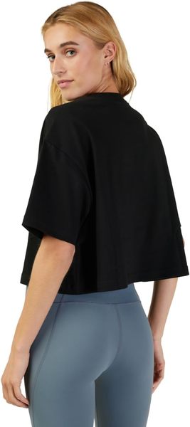 Dámské triko Fox Womens Wordmark Oversized Premium Crop Tee Black 31984-001 25/26