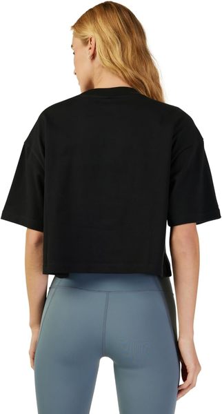 Dámské triko Fox Womens Wordmark Oversized Premium Crop Tee Black 31984-001 25/26