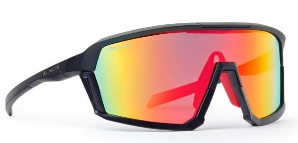 Sluneční brýle Demon Gravel Matt Black/Red Polarized 25/26