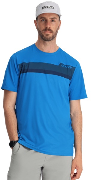 Pánské triko Spyder Arc Short Sleeve Tech Tee 38A011505 Cobalt 25/26