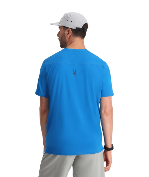 Pánské triko Spyder Arc Short Sleeve Tech Tee 38A011505 Cobalt 25/26