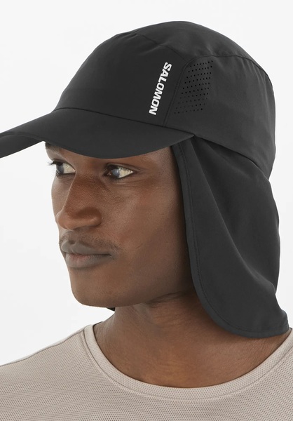 Kšiltovka Salomon Cross+ Cap Grape leaf LC2428000 Deep Black 25/26