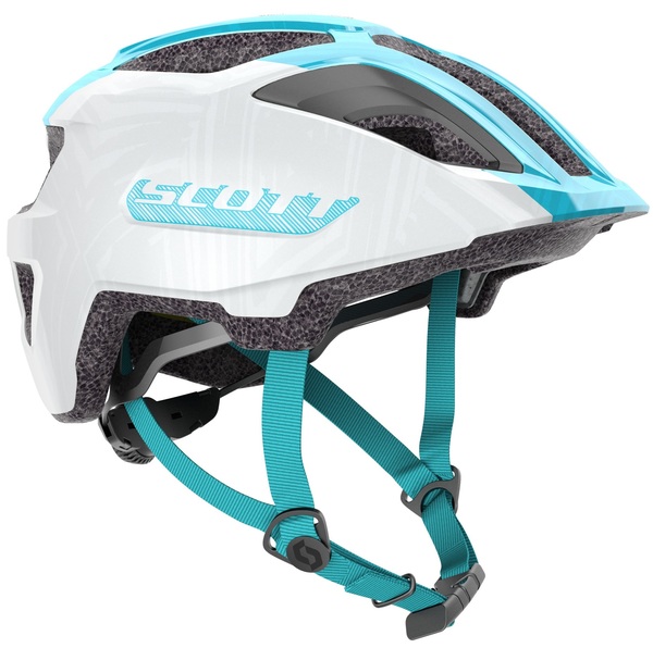 Dětská helma na kolo Scott Spunto Junior Pearl White/Breeze Blue 275232 25/26