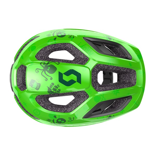 Dětská helma na kolo Scott Spunto Kid Fluo Green 275235 25/26