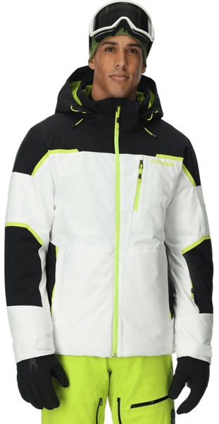 Pánská bunda Spyder Chambers Jacket White 38SA073516-WHT 25/26