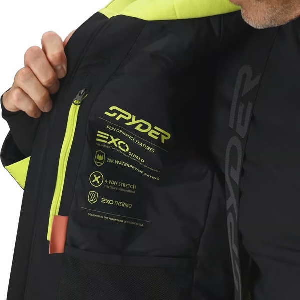 Pánská bunda Spyder Copper Jacket Black Escape 38SA073517-BLK1 25/26