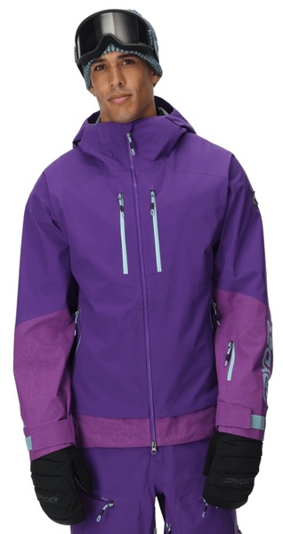 Pánská bunda Spyder Sanction Shell Jacket Deep Purple 38SA095403-DPP 25/26