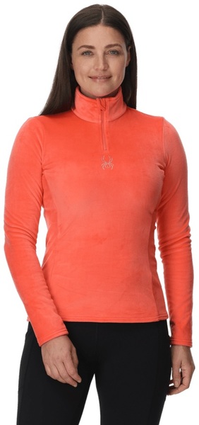 Dámská mikina Spyder Shimmer Bug 1/2 Zip Coral Haze 38B125310-CRH 25/26