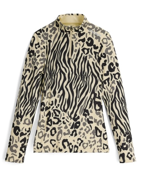 Dámský rolák Spyder Vivid 1/2 Zip Animal Print 38B013500-ANM 25/26