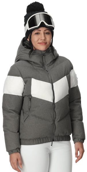 Dámská bunda Spyder Eastwood Down Jacket Storm Melange 38B025310-SMM 25/26