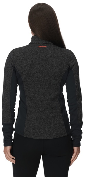 Dámský svetr Spyder Bandita Jacket Limestone/Black Melange 38B485308-LMB 25/26