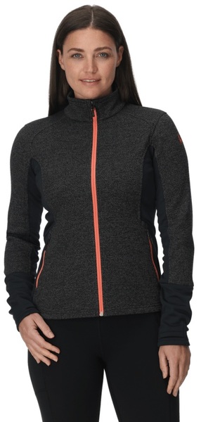 Dámský svetr Spyder Bandita Jacket Limestone/Black Melange 38B485308-LMB 25/26