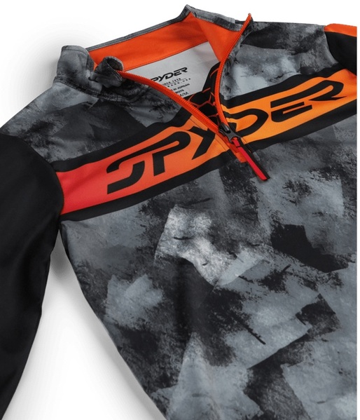 Dětský rolák Spyder Jacobs 1/2 zip Black Block Camo 38C013500-BBC 25/26
