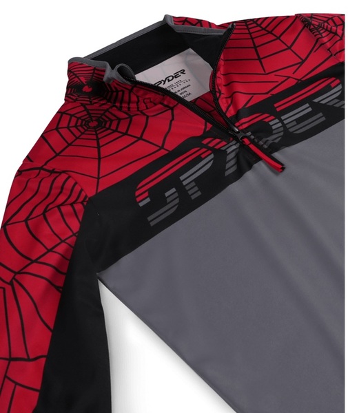 Dětský rolák Spyder Ryder 1/2 zip Spyder Red 38C013501-SPR 25/26