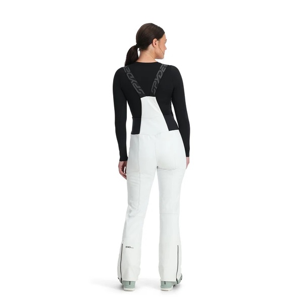 Dámské kalhoty Spyder Strutt Bib Softshell Pants White 38SD475302-WHT2 25/26