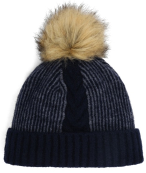 Dámská čepice Spyder Plait Pom Slate Blue 38E555430-SLB 25/26