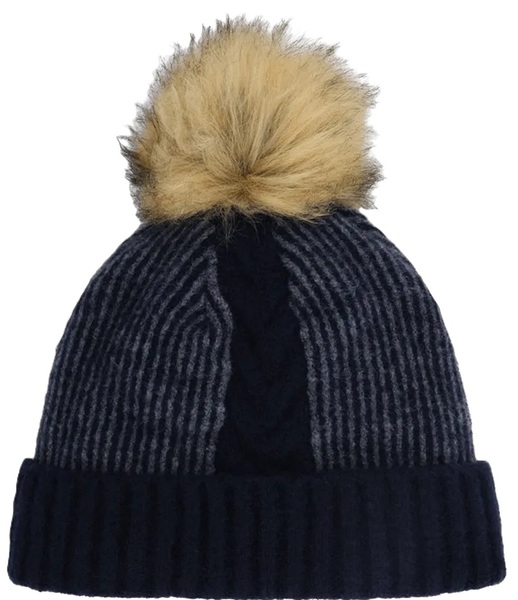 Dámská čepice Spyder Plait Pom Slate Blue 38E555430-SLB 25/26