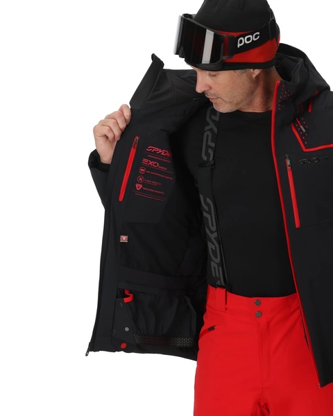 Pánská bunda Spyder Pinnacle Jacket Black 38SA073500-BLK 25/26