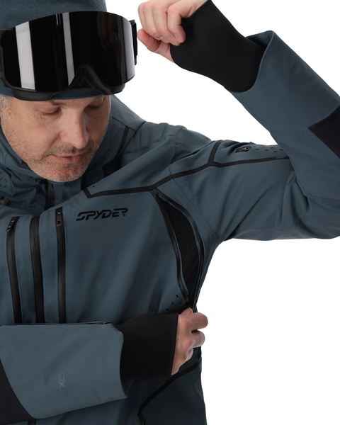 Pánská bunda Spyder Pinnacle Jacket Slate Blue 38SA073500-SLB 25/26