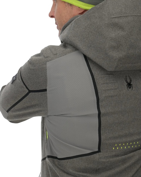 Pánská bunda Spyder Pinnacle Mellange Jacket Storm Melange 38SA073502-SMM 25/26