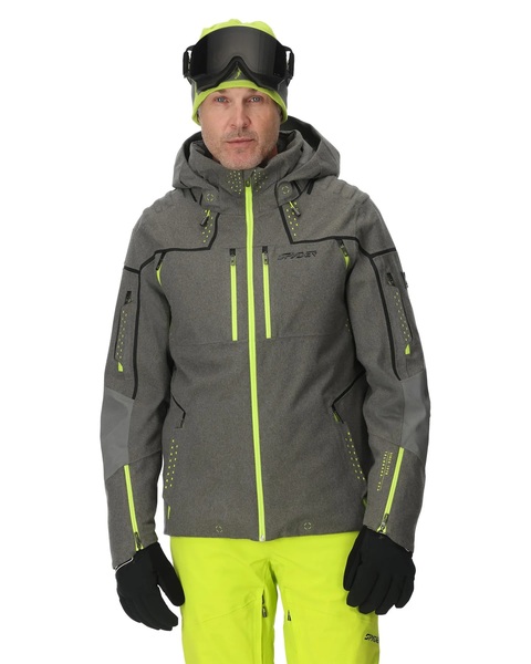Pánská bunda Spyder Pinnacle Mellange Jacket Storm Melange 38SA073502-SMM 25/26