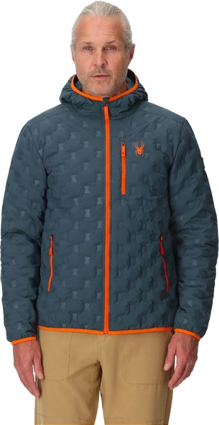 Pánská bunda Spyder Zenith Hooded Down Jacket Slate Blue 38A023500-SLB 25/26