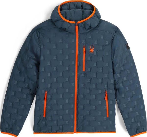 Pánská bunda Spyder Zenith Hooded Down Jacket Slate Blue 38A023500-SLB 25/26