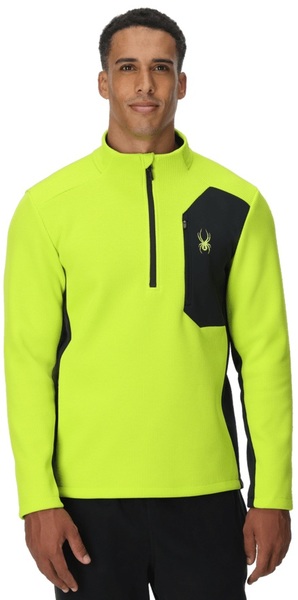 Svetr Spyder Bandit 1/2 Zip Lime 38A485330-LIM 25/26