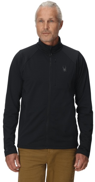 Mikina Spyder Gridweb Fleece Jacket Black 38A483500-BLK 25/26