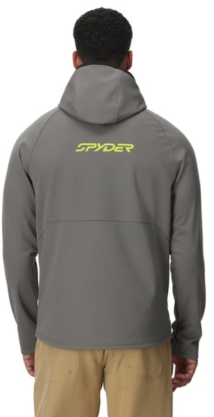 Mikina Spyder Gridweb ShellFleece Hoodie Jacket Storm 38A485410-STM 25/26