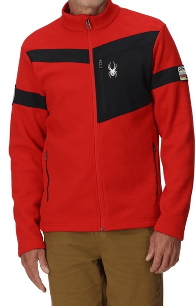 Svetr Spyder Wengen Bandit Jacket Spyder Red 38A483504-SPR 25/26