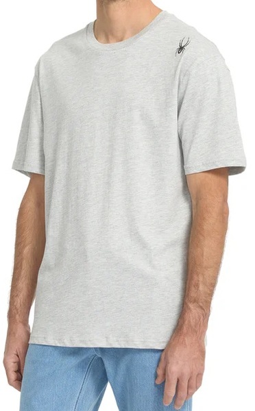Triko Spyder Bug Logo Short Sleeve Tee Heather Grey 38A351500-HGR 25/26
