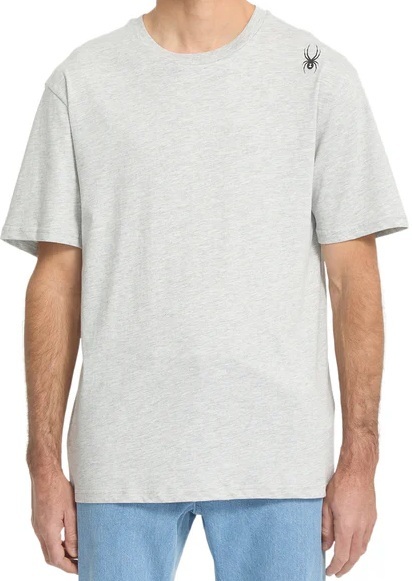Triko Spyder Bug Logo Short Sleeve Tee Heather Grey 38A351500-HGR 25/26