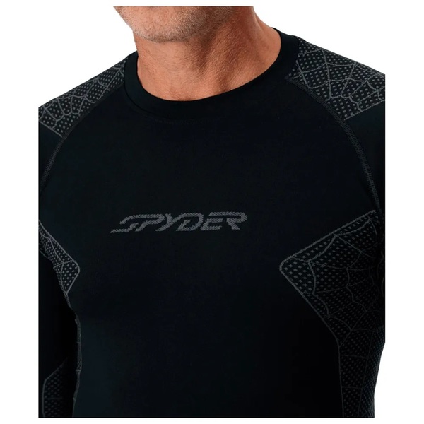 Termo Triko Spyder Momentum Baselayer Top Black 38A013500-BLK 25/26