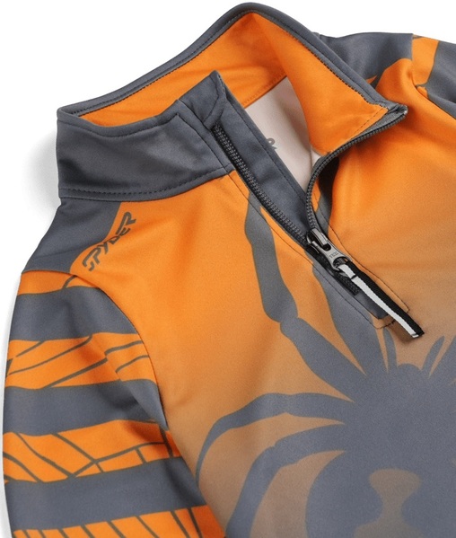 Dětský rolák Spyder Challenge 1/2 zip Orange Pop 38Y013500-POP 25/26