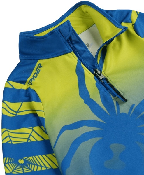 Dětský rolák Spyder Challenge 1/2 zip Lime 38Y013500-LIM 25/26