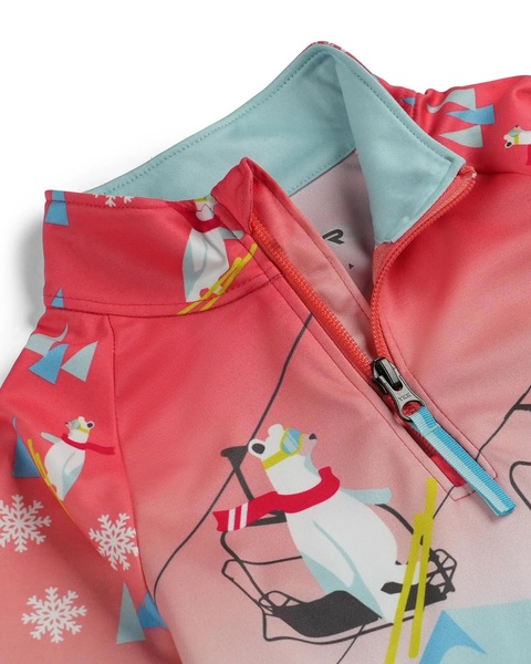 Dětský rolák Spyder Reflect 1/2 zip Coral Haze 38RR125302-CRH 25/26