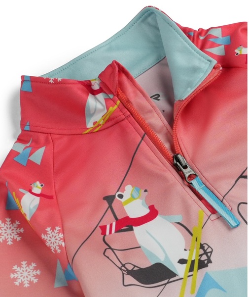 Dětský rolák Spyder Reflect 1/2 zip Coral Haze 38RR125302-CRH 25/26