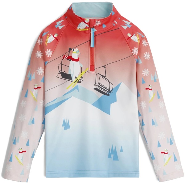 Dětský rolák Spyder Reflect 1/2 zip Coral Haze 38RR125302-CRH 25/26