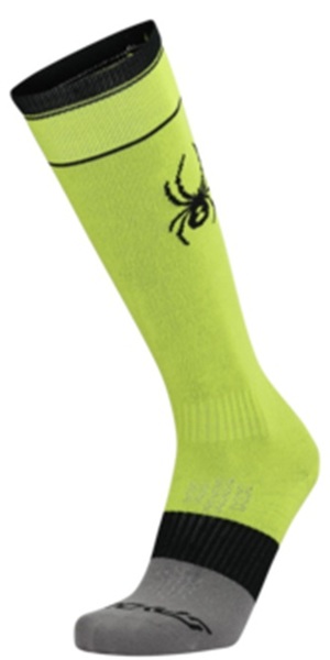 Lyžařské ponožky Spyder Pro Liner Ski Socks Lime 38D635405-LIM 25/26