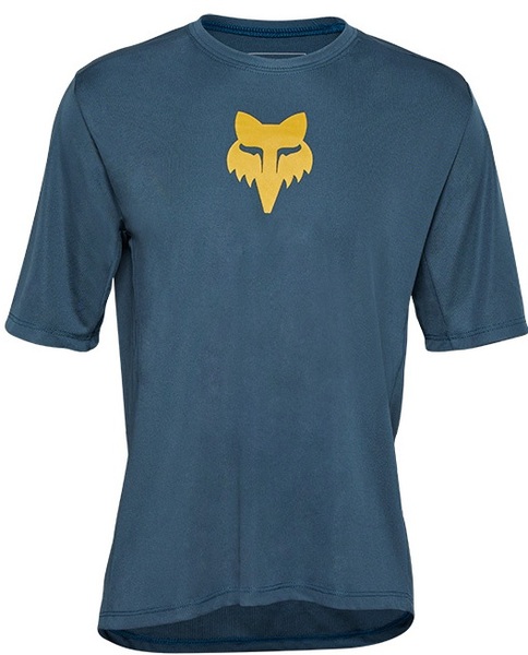 Dětský/Juniorský cyklistický dres FOX Yth Ranger SS Jersey Dark Vintage Blue 32652-564 25/26