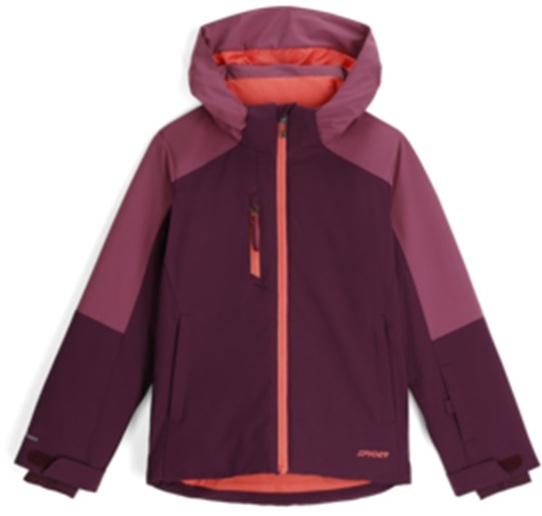 Dětská bunda Spyder Mila Jacket Plum 38SJ075400-PLM 25/26