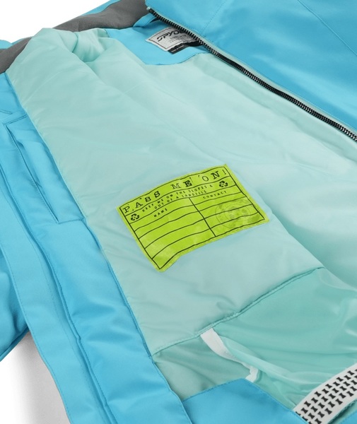 Dětská bunda Spyder Lola Jacket Cyan Blue 38SJ075402-CYB 25/26