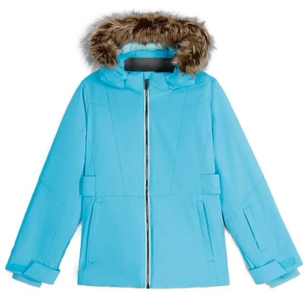 Dětská bunda Spyder Lola Jacket Cyan Blue 38SJ075402-CYB 25/26