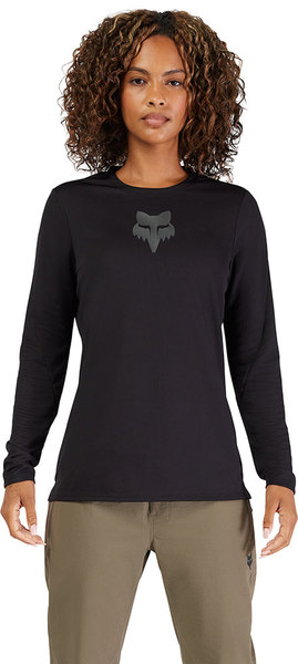 Dámský cyklo dres Fox W Ranger Ls Jersey Fox Head Black 33441-001 25/26