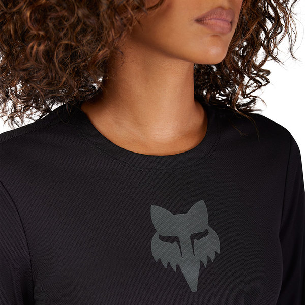 Dámský cyklo dres Fox W Ranger Ls Jersey Fox Head Black 33441-001 25/26