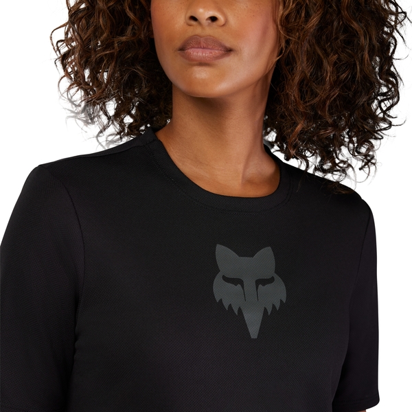 Dámský cyklo dres Fox W Ranger Ss Jersey Fox Head Black 33440-001 25/26